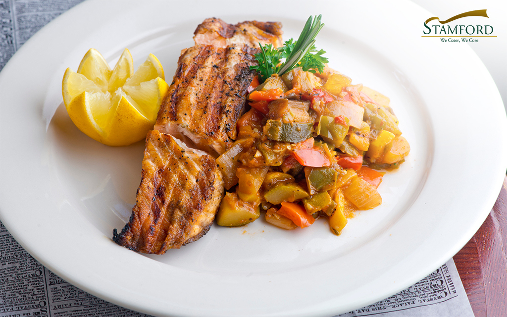 Flounder fillet sautéed in garlic and butter